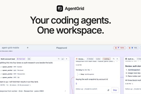 Agent Grid screenshot